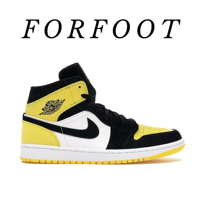 Nike Air Jordan 1 Mid Yellow Toe 852542-071 - 1