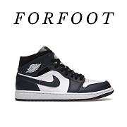 Nike Air Jordan 1 Mid GS 'Armory Navy' 554725-411 - 1
