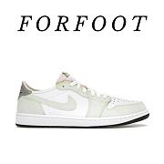 Air Jordan 1 Retro Low White Ghost Green Black  DM7837-10R  - 1