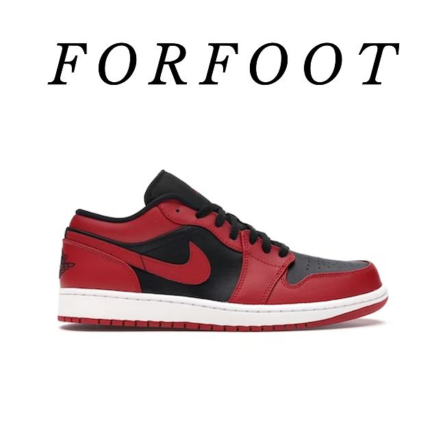 Air Jordan 1 Low Reverse Bred - 553558-606 - 1