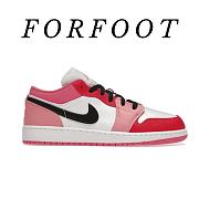 Air Jordan 1 Low Pink Red (GS)  553560-162 - 1