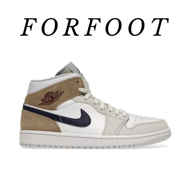 Air Jordan 1 Mid Tan Suede DO6726-100 - 1