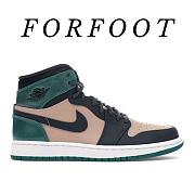 Air Jordan 1 Retro High Bio Beige Anthracite Mystic Green (W)  AH7389-203 - 1