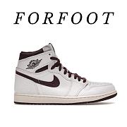  Air Jordan 1 High OG Sail / Burgundy Crush DO7097-100 - 1