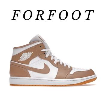 Air Jordan 1 Mid Tan Gum 554724-271