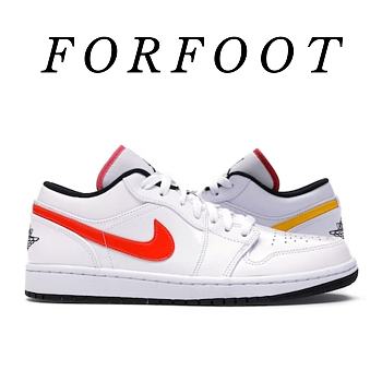 Nike Air Jordan 1 Low White Multi-Color CW7009-100
