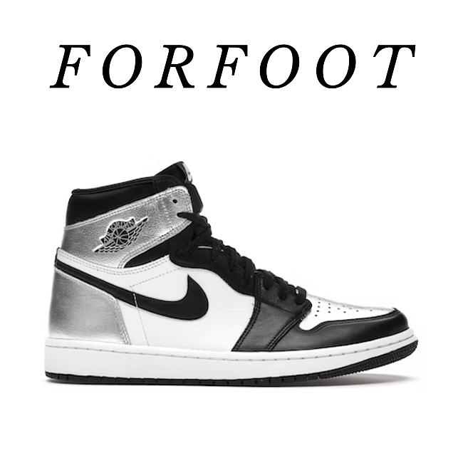 Nike Air Jordan 1 Retro High Silver Toe (W) CD0461-001 - 1