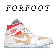 Nike Air Jordan 1 Mid SE Sesame (W) CZ0774-200 - 1