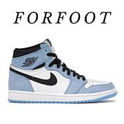  Air Jordan 1 Retro High University Blue Black 555088-134 - 1