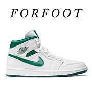 Air Jordan 1 Mid White Mystic Green CD6759103 - 1