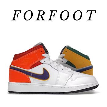 Air Jordan 1 Mid Alternate Multi-Color (GS) 554725-128