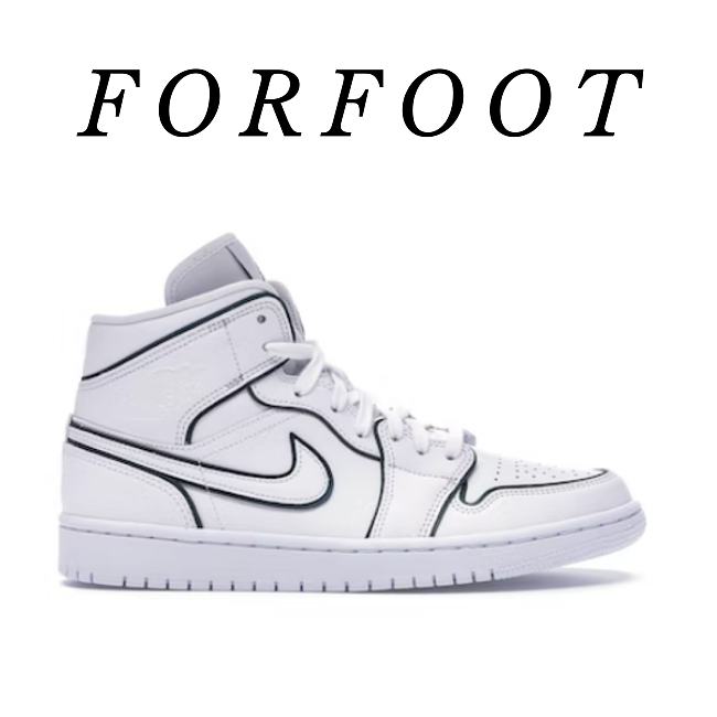 Air Jordan 1 Mid Iridescent Reflective White (W) CK6587-100 - 1