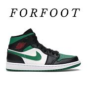 Air Jordan 1 Mid Green Toe 554724-067  - 1