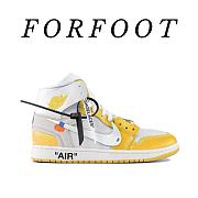 Off‑White x Air Jordan 1 Retro High OG 'Canary Yellow' AQ0818-149 - 1