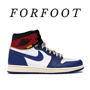Air Jordan 1 Retro High Union Los Angeles Blue Toe BV1300 146 - 1