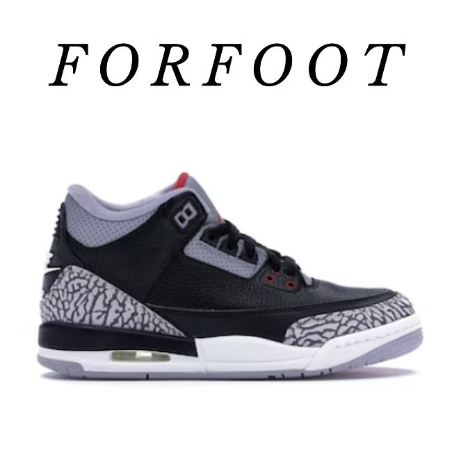 Air Jordan 3 Retro Black Cement (2018) (GS) 854261-001 - 1