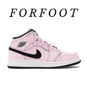 Air Jordan 1 Mid GS “Pink Foam” 555112601 - 1