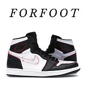 Air Jordan 1 Retro High Defiant White Black Gym Red CD6579071 - 1
