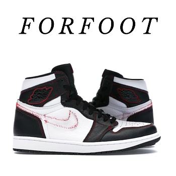 Air Jordan 1 Retro High Defiant White Black Gym Red CD6579071