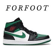 Air Jordan 1 Mid Green Toe 554724067  - 1