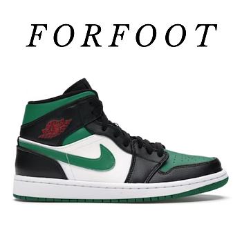 Air Jordan 1 Mid Green Toe 554724067 