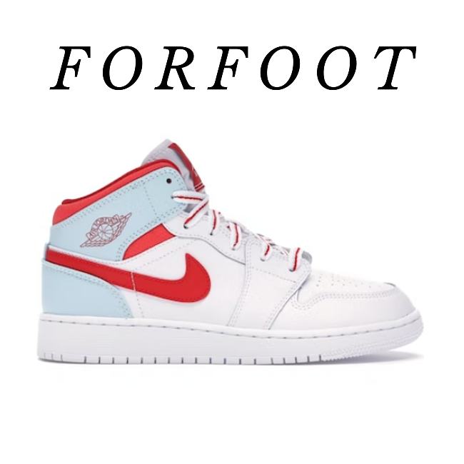 Air Jordan 1 Mid (GS) “Topaz Mist” 555112104 - 1