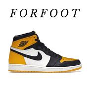 Air Jordan 1 Yellow Toe Black White AR1020-700 - 1
