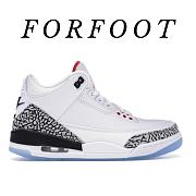Jordan 3 Retro Free Throw Line White Cement  923096-101 - 1
