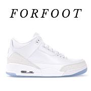 Air Jordan 3 Retro Pure White 2018 (PS) 136064-111  - 1