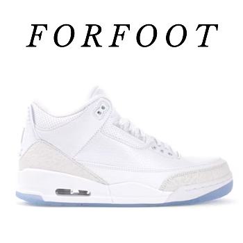Air Jordan 3 Retro Pure White 2018 (PS) 136064-111 