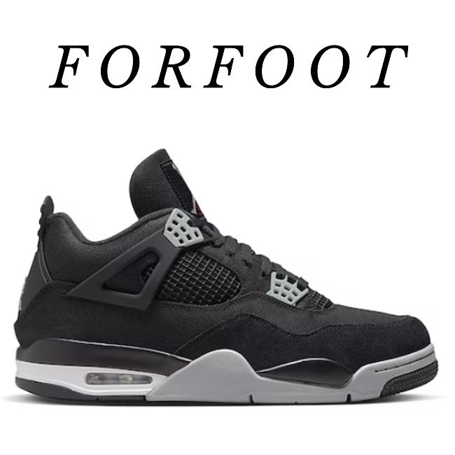 Air Jordan 4 “Black Canvas” DH7138-006 - 1