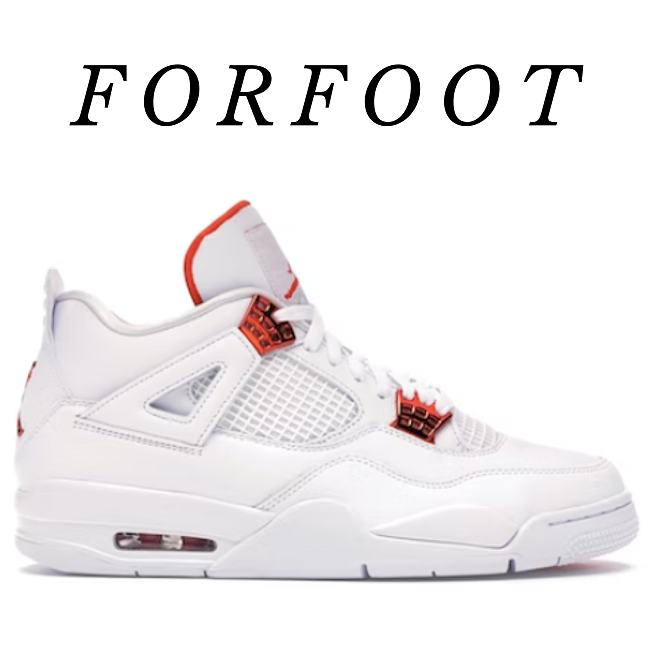 Nike Air Jordan 4 Retro Metallic Orange CT8527-118 - 1