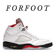 Jordan 5 Retro Fire Red Silver Tongue DA1911-102 - 1