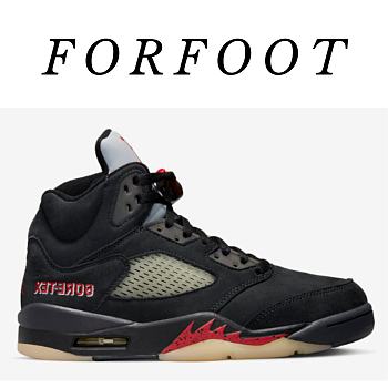 Air Jordan 5 Gore-Tex “Off-Noir” Supreme DR0092-001