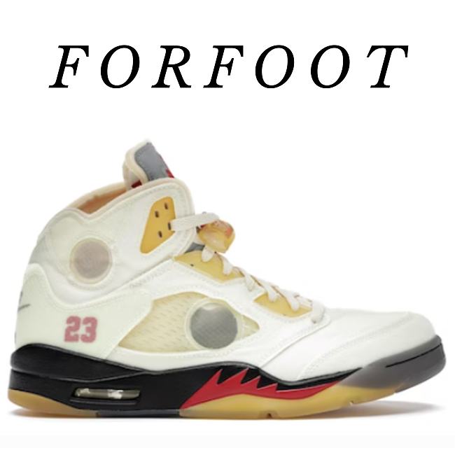  OFF-WHITE x Air Jordan 5 DH8565-100 - 1