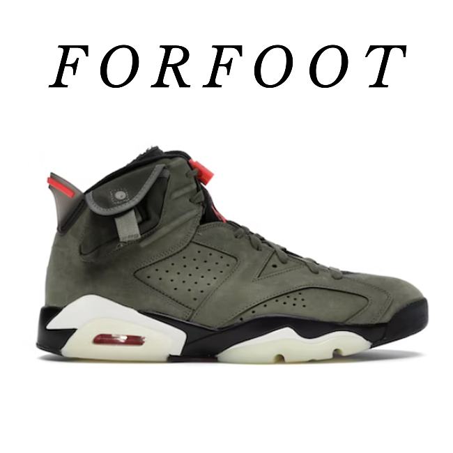 Travis Scott x Air Jordan 6 Retro Olive CN1084-200 - 1