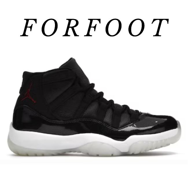 Air Jordan 11 “72-10” Black/Gym Red-White-Anthracite 378037-002 - 1
