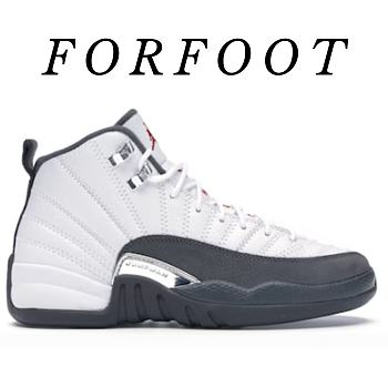 Nike Air Jordan 12 Retro White Dark Grey (GS) 153265-160