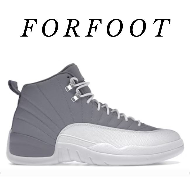 Air Jordan 12 “Stealth” White-Cool Grey - 1