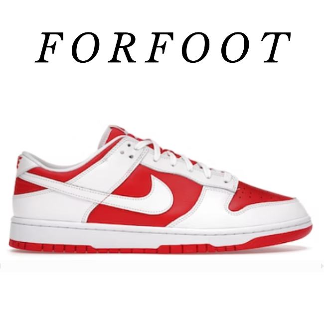 Nike Dunk Low Championship Red (2021) DD1391-600 - 1