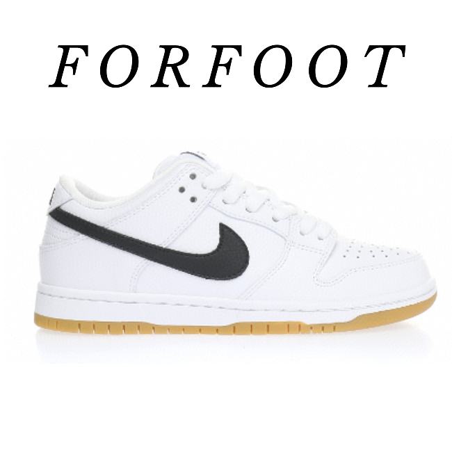 Nike SB Dunk Low Orange Label White Black CD2563-100 - 1