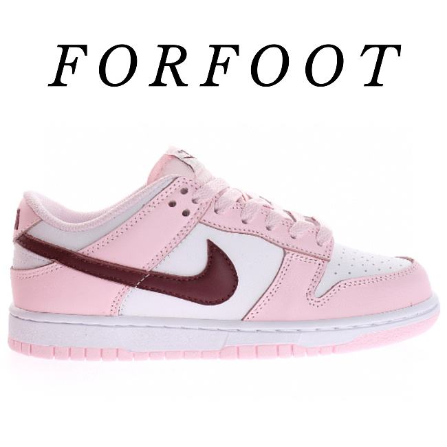 Nike Dunk Low Pink Foam Red White (GS) CW1590-601 - 1