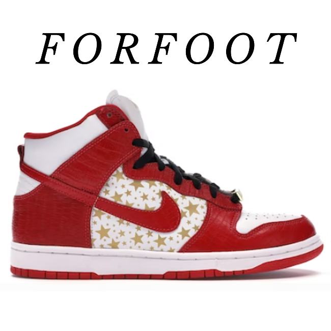 Nike Dunk High Pro SB Supreme Red Stars  307385-161 - 1