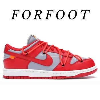 OFF-WHITE x Nike Dunk Low University Red CT0856-600