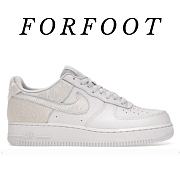 Nike Air Force 1 Low White Pony Hair Heel DM9088-001 - 1