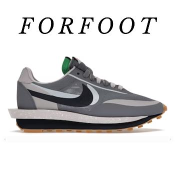 Nike LD Waffle Sacai CLOT Kiss of Death 2 Cool Grey  DH3114-001