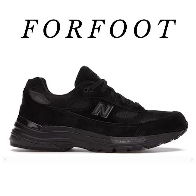 New Balance 992 Triple Black M992EA - 1