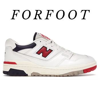 New Balance 550 Aime Leon Dore White Navy Red  BB550A3