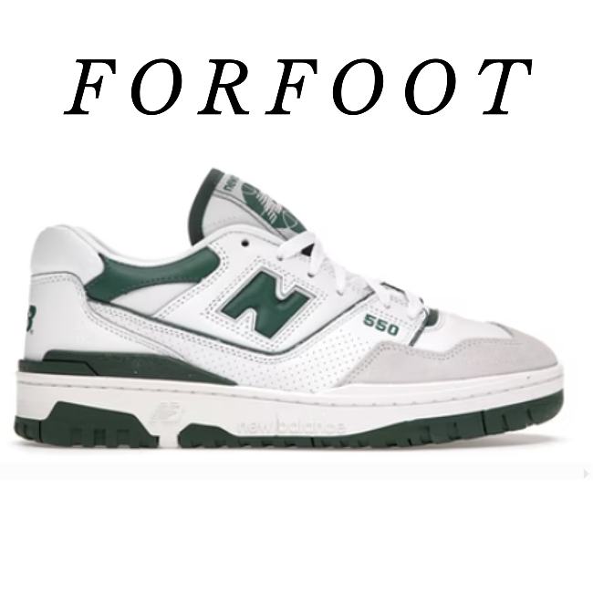 New Balance 550 White Green BB550WT1 - 1