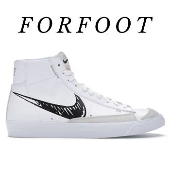 Nike Blazer Mid 77 Sketch White Black CW7580-101